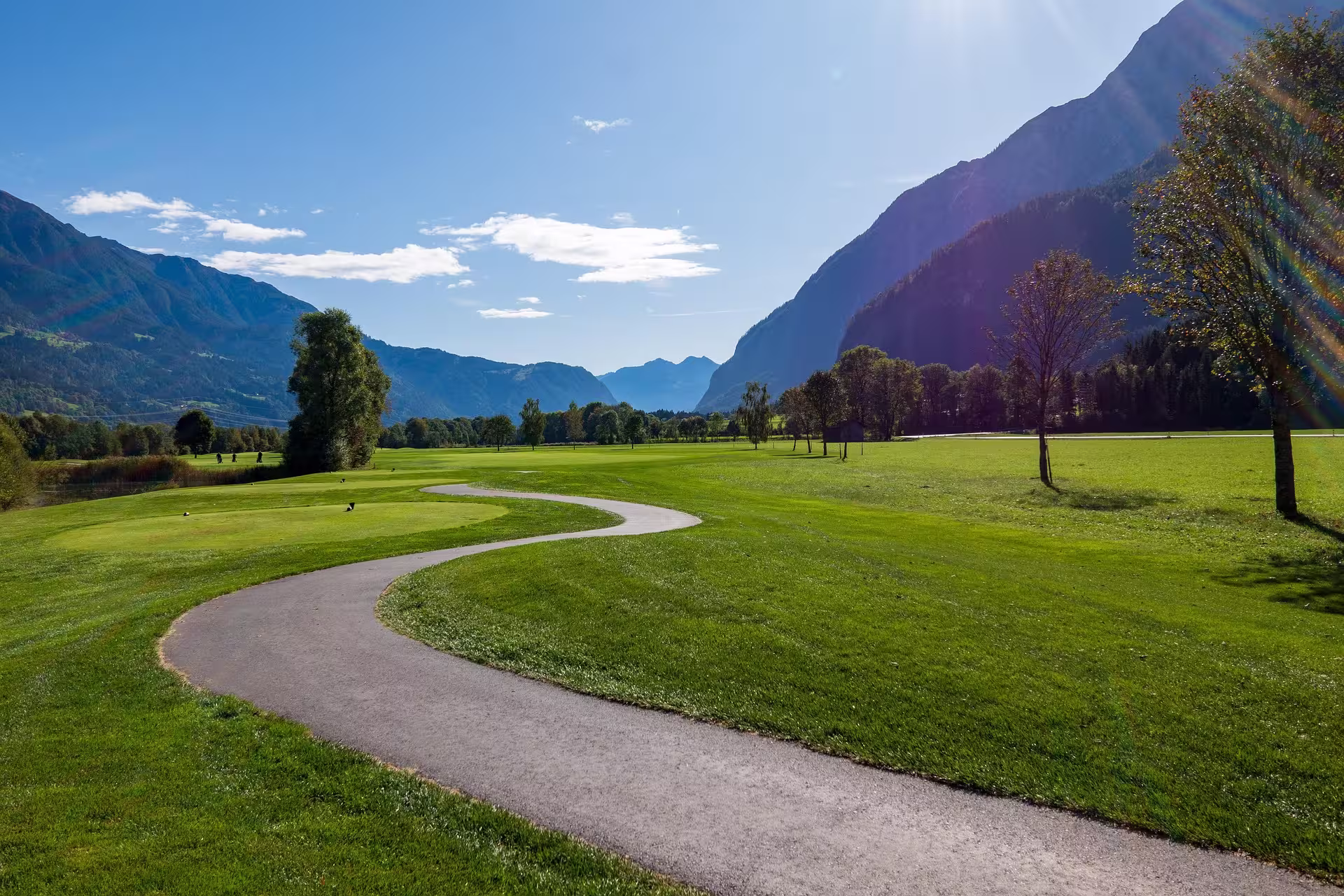 Golf course fairway